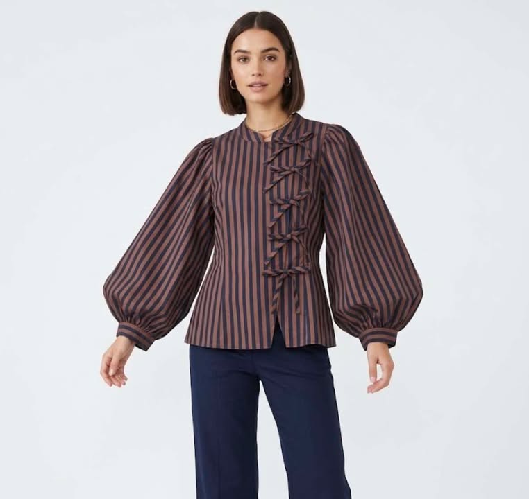 Autumn Stripes Top
