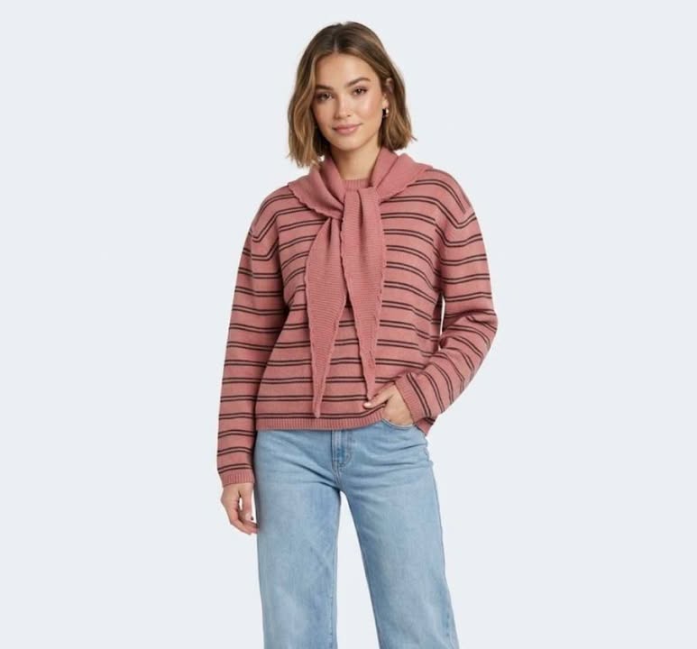 Cozy In Pink Sweater