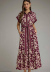 Maroon Garden Dress