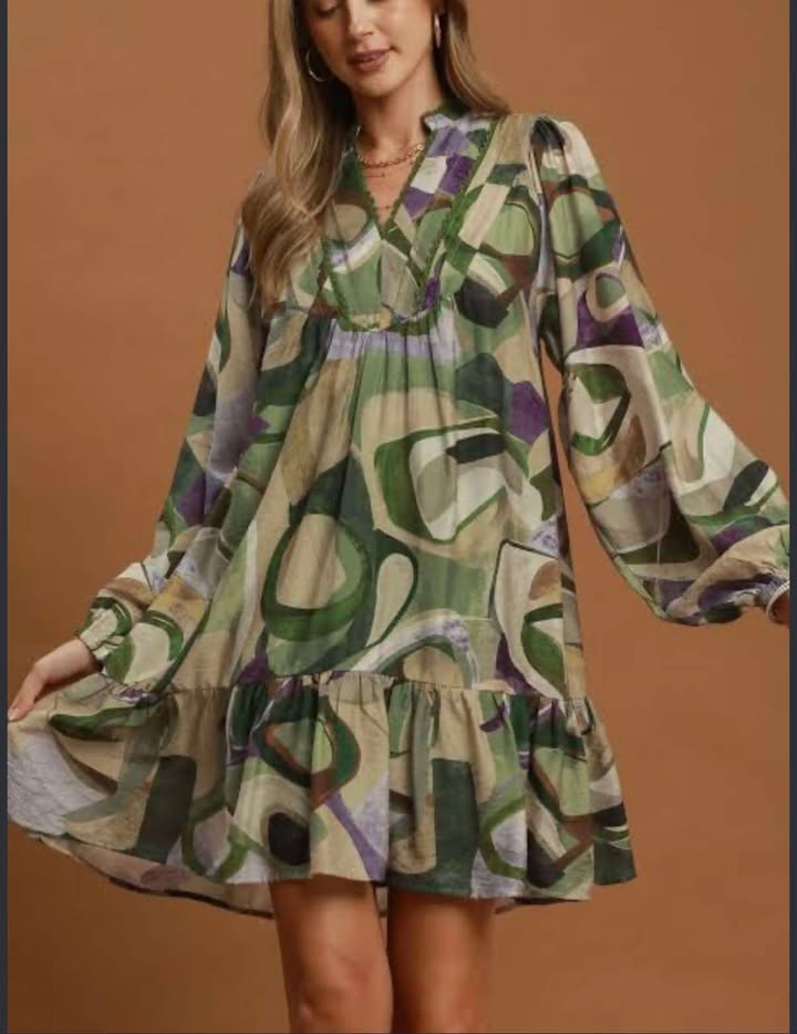 Olive Mix Dress