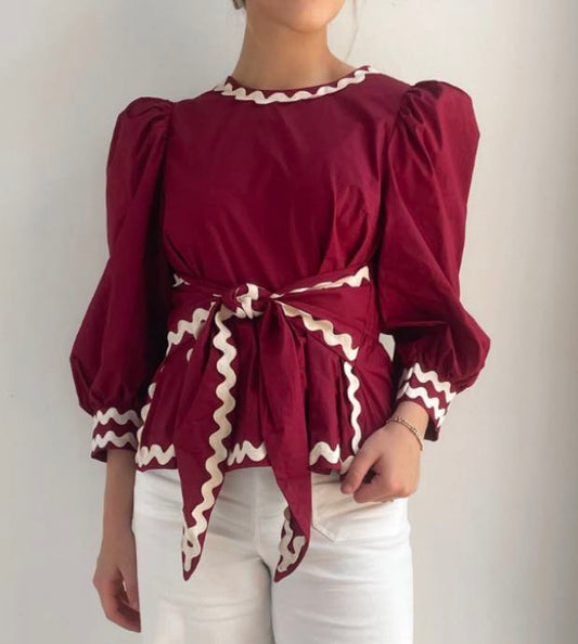Crimson Bliss Top