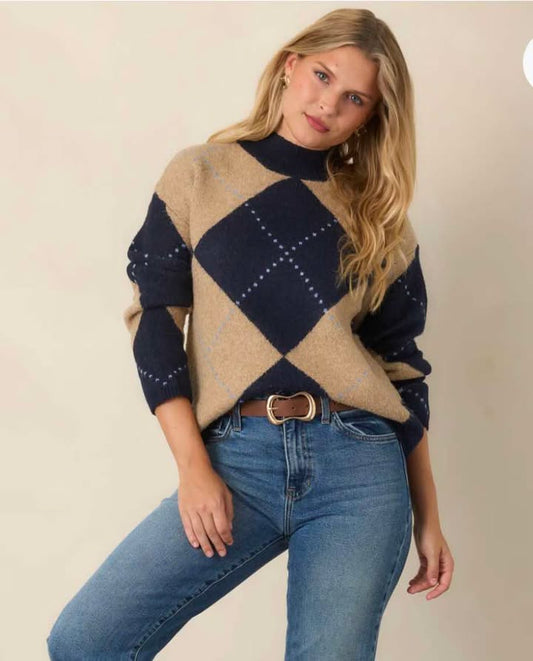 Classy Argyle Sweater
