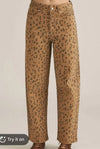 Cheetah Barrel Pants