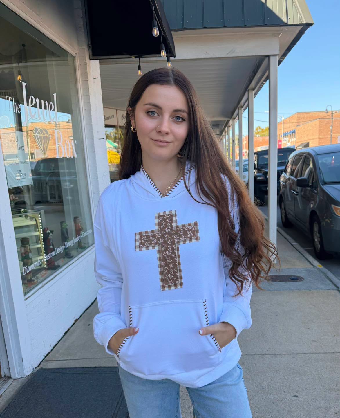 Cross Hooded Sweatshirt