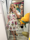 Vestido de flores delicadas