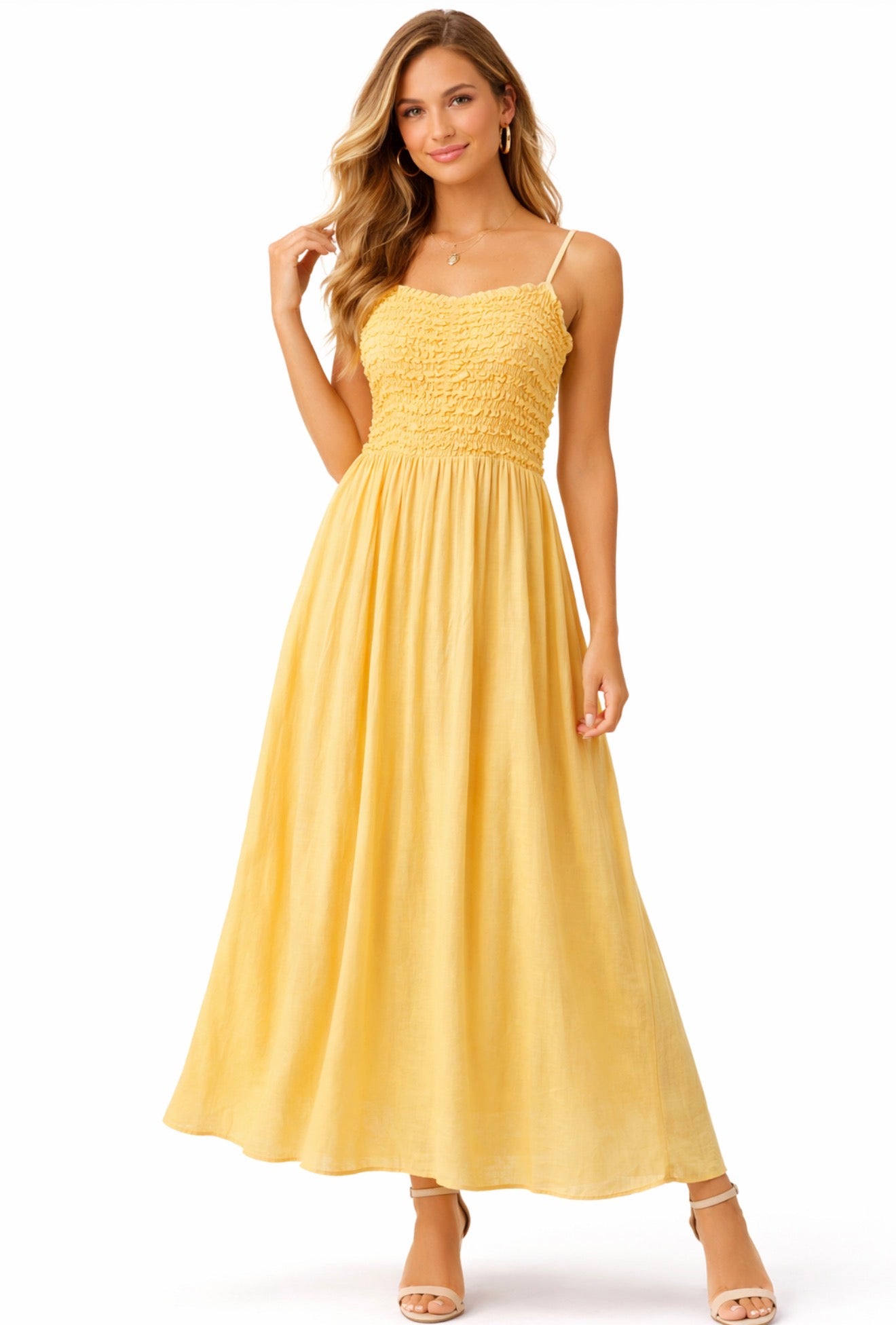 Banana Yellow Sundress