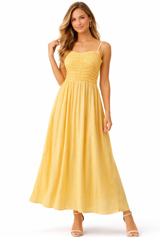 Banana Yellow Sundress