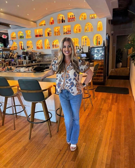 Autumn Blooms Top