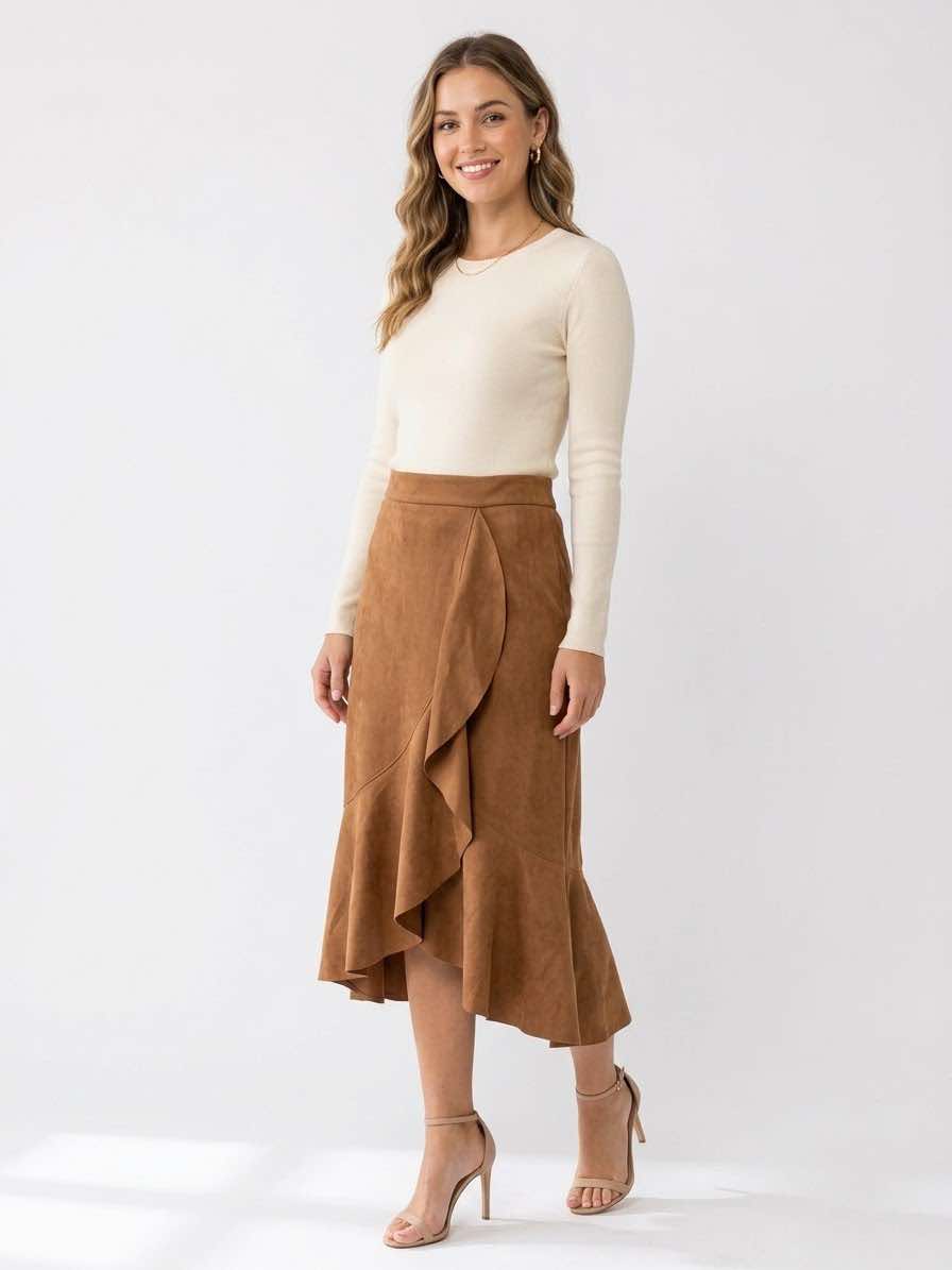 Canyon Faux Suede Skirt