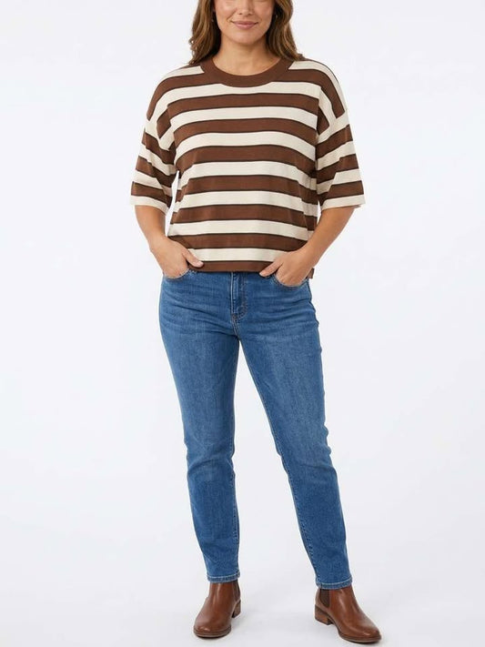 Espresso Striped Sweater