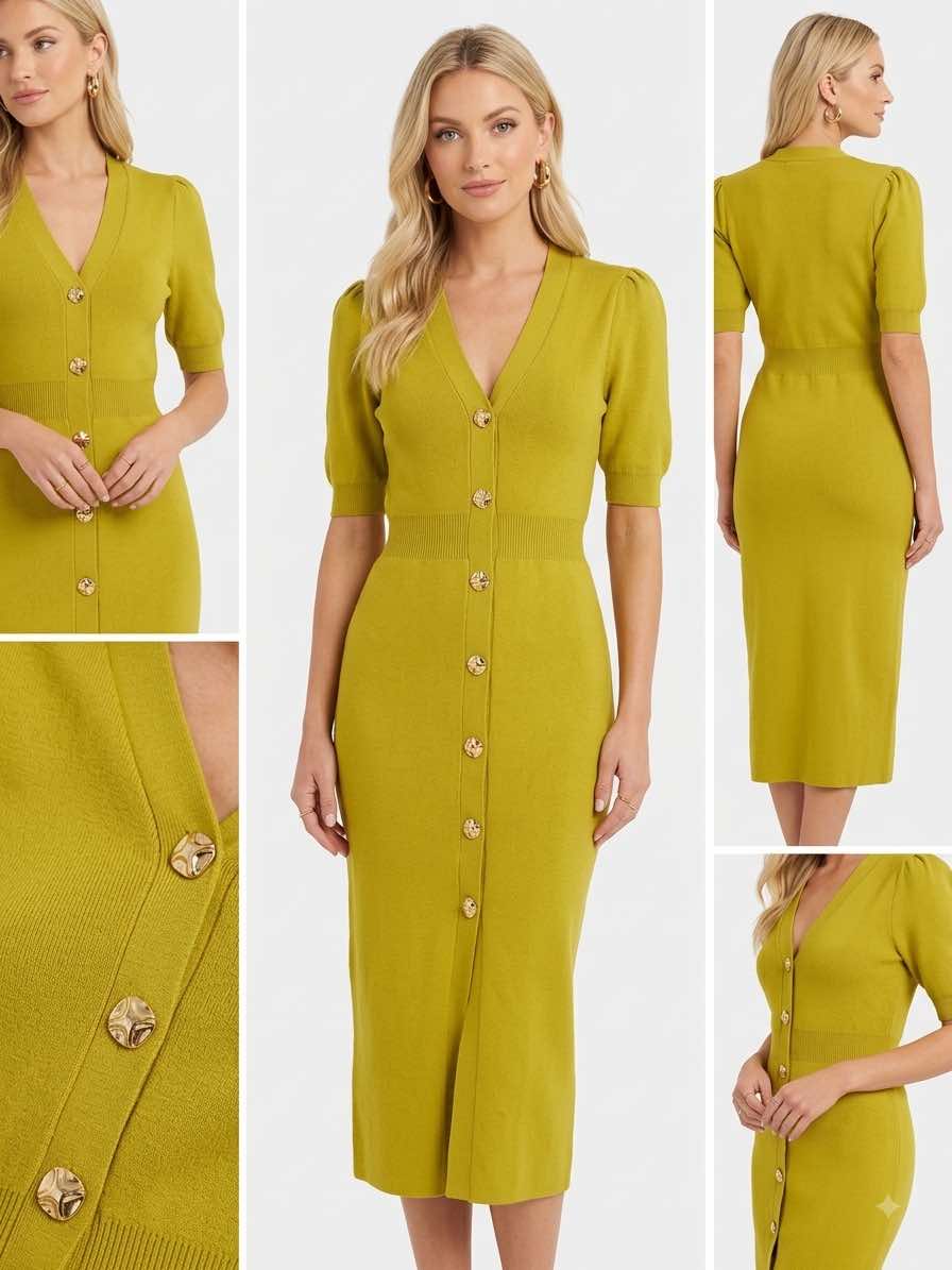 Autumn Lime Dress