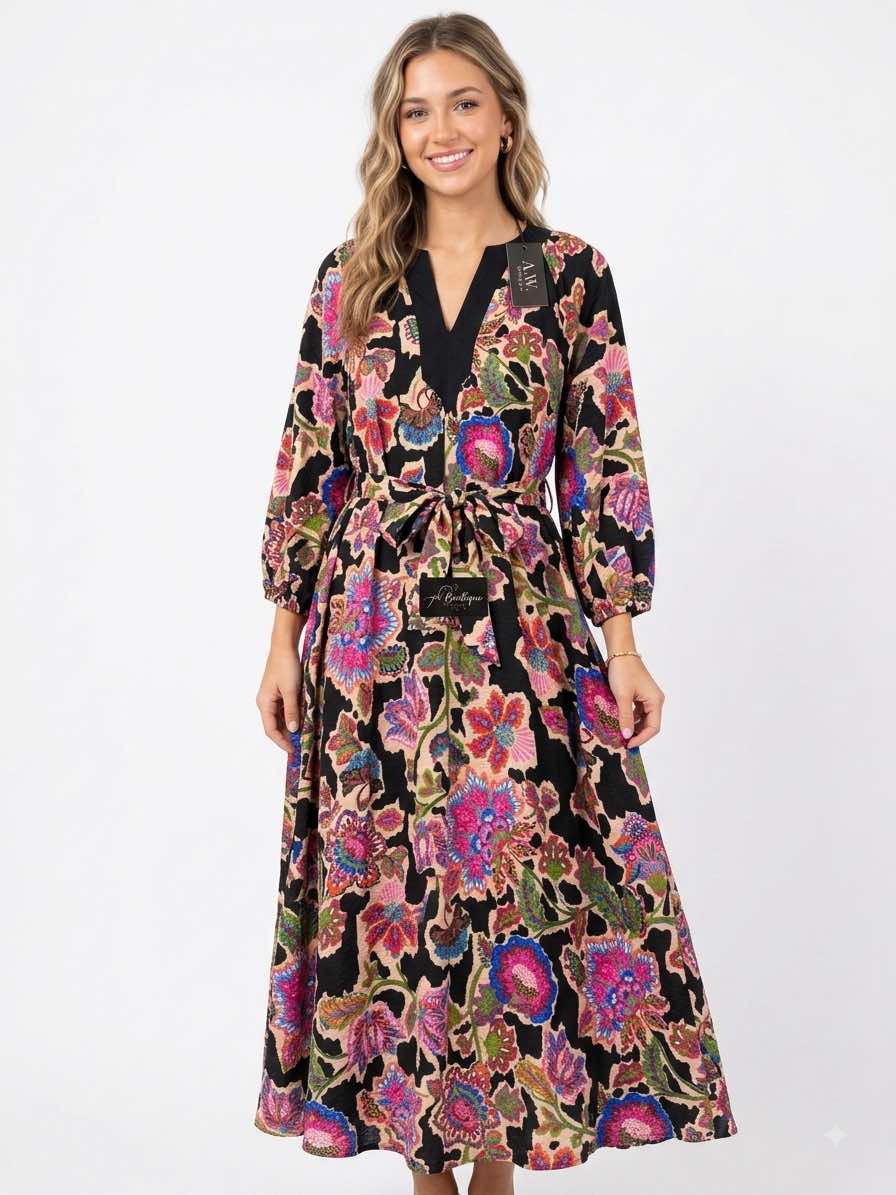 Midnight Bloom Dress