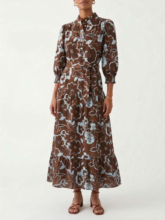 Mocha Bluebell Dress