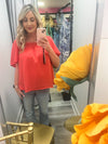 Coral Heidi Top