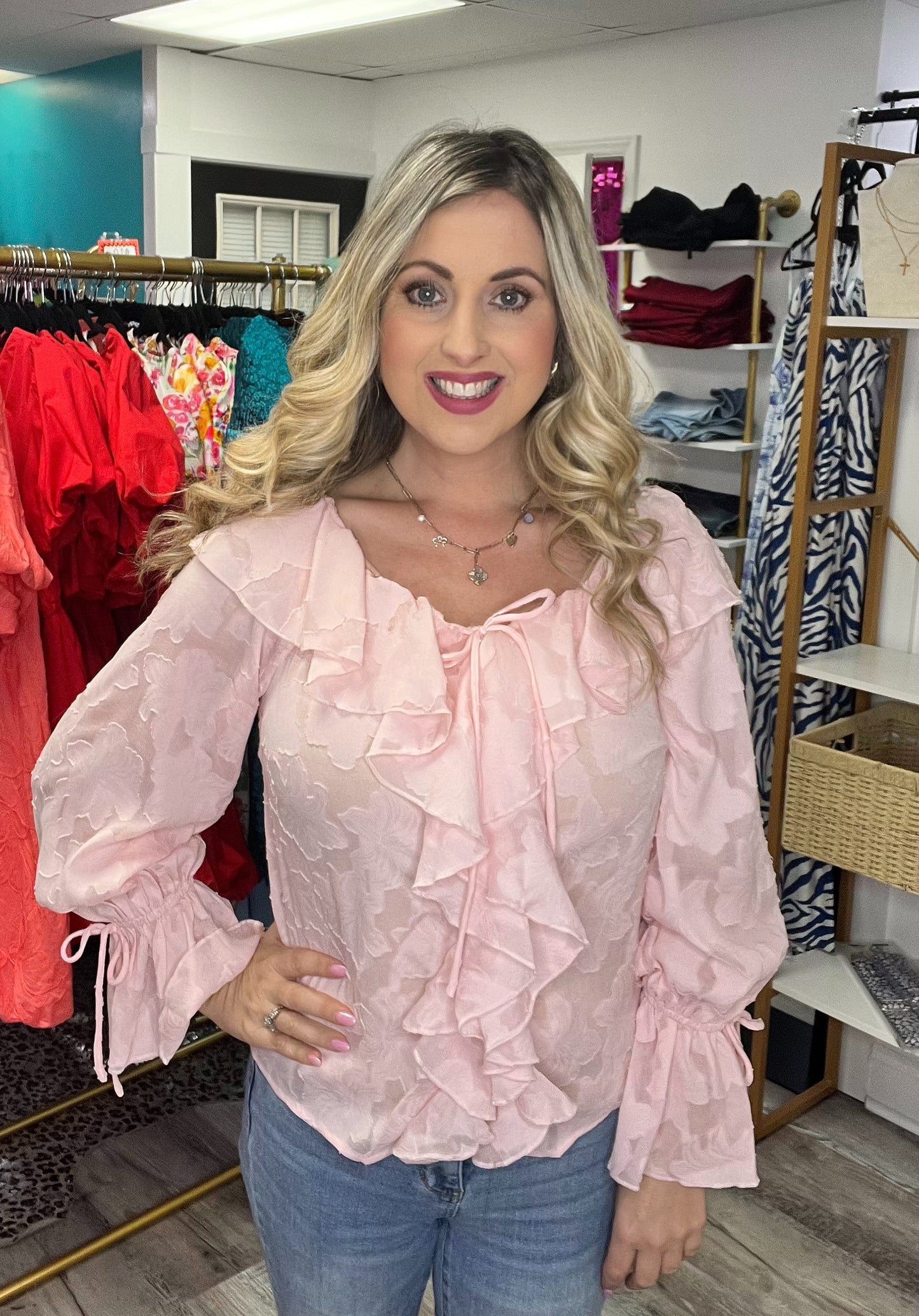 Making Me Blush Top